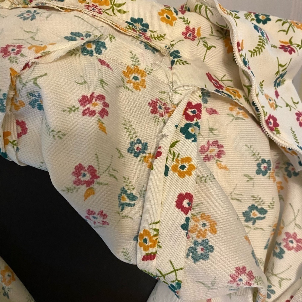 Seventies design floral sleeveless maxi dress see measurements - Picture 6 of 6